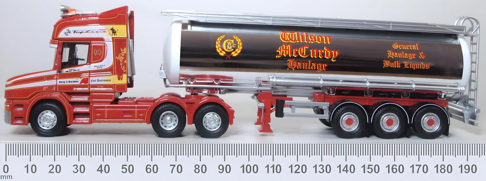 Oxford Diecast Scania T Cab Cylindrical Tanker Wilson McCurdy 1:76