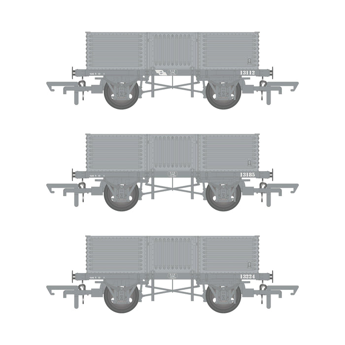 CIÉ 12T Corrugated Open Wagon - Flying Snail - Pack 3