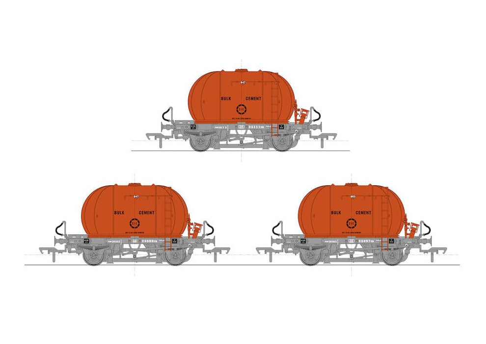 Two-axle Cement wagon multi-pack E