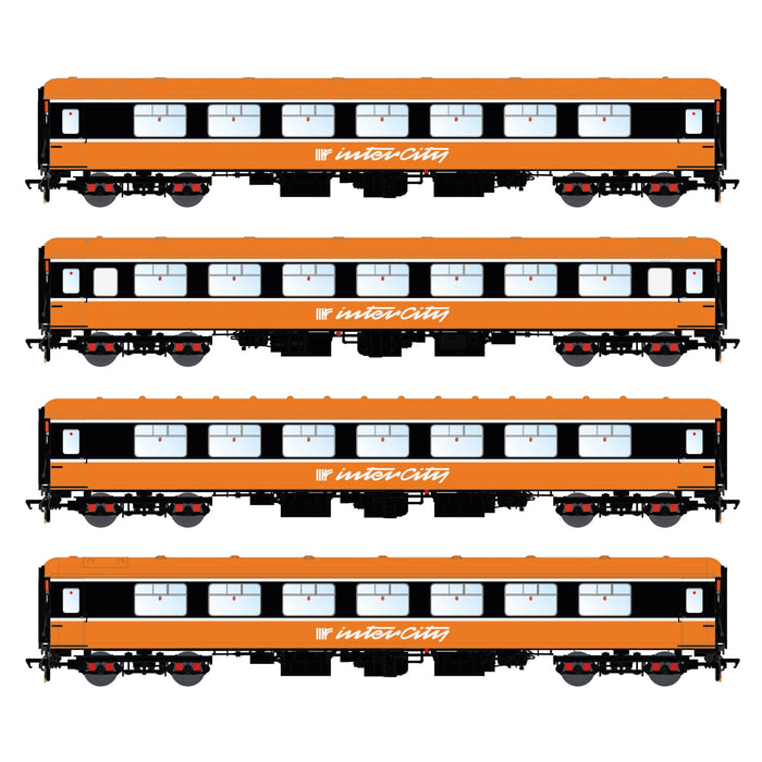 CIE/IR Mk.2b/c Passenger Coach - CIE Orange - 4 Coach Pack B