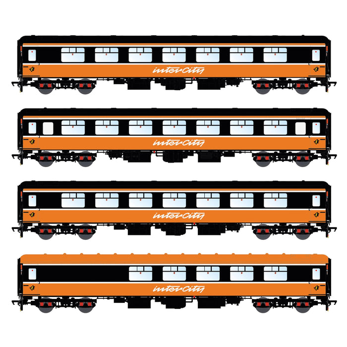 CIE/IR Mk.2b/c Passenger Coach - IR Orange - 4 Coach Pack C