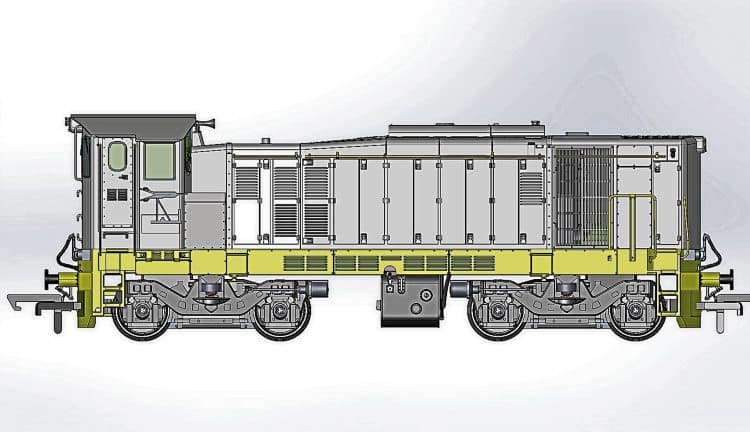133 - Class 121 Locomotive - Irish Rail