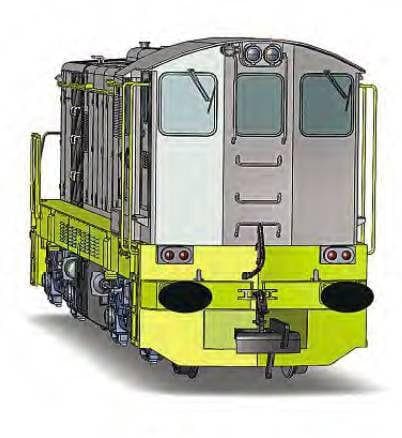 121 - Class 121 Locomotive - CIE Grey & Yellow