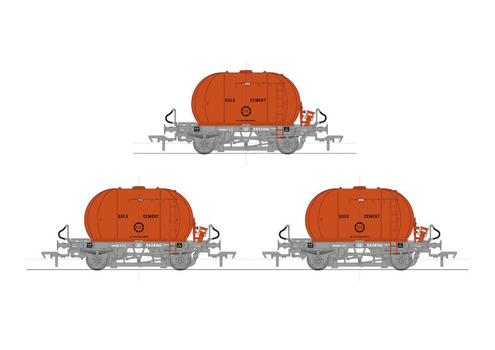 Two-axle Cement wagon multi-pack F